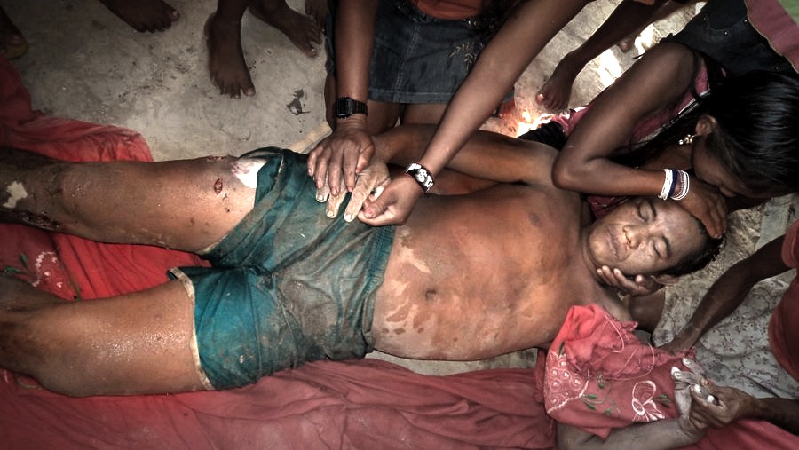 Adenilson Kirixi Munduruku, assassinado pela Polícia Federal com três tiros em novembro de 2012